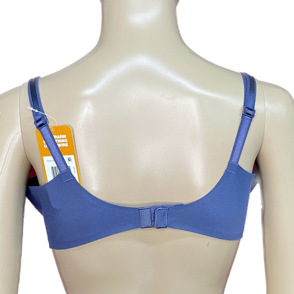 Blissful Benefits By Warner’s Underarm/Side Smoothing Underwire Bra 36C - Picture 3 of 6